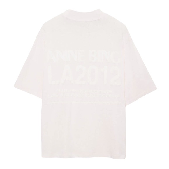 Anine Bing Wes Tee - Pink Bing LA - Picture 3 of 14